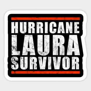 Hurricane Laura Survivor Sticker